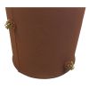 Terra Cotta 50-Gallon Plastic Urn Rain Barrel with Planter Top