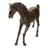 Finest Life Size Solid Bronze Trotting Thoroughbred Horse Statue