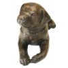 LABRADOR PUPPY DOG BRONZE STATUE