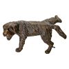 NAUGHTY PUPPY PIPED BRONZE STATUE