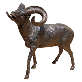 BIG HORN SHEEP BRONZE STATUE