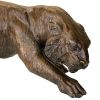 PROWLING TIGER BRONZE STATUE