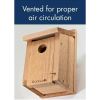 Cedar Wood Outdoor Garden Birdhouse