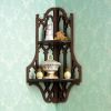 CANTERBURY CATHEDRAL GOTHIC WOODEN CORNER SHELF