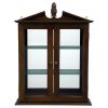 MAHOGANY AMESBURY MANOR CURIO CABINET