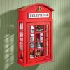 TELEPHONE BOOTH CURIO CABINET