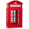 TELEPHONE BOOTH CURIO CABINET