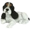 BLACK & WHITE COCKER SPANIEL PUPPY