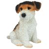 Fox Terrier Outdoor Garden Puppy Statue