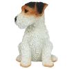 Fox Terrier Outdoor Garden Puppy Statue