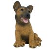 German Shepherd Outdoor Garden Puppy Statue