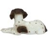 Brown & White Pointer Outdoor Garden Puppy Statue