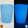 BLUE CIELO ROUND POT HEIGHT 40CM.