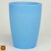 BLUE CIELO ROUND POT HEIGHT 40CM.