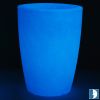 BLUE CIELO ROUND POT HEIGHT 40CM.