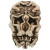 MEMENTO MORI GOTHIC DEATH SKULL SCULPTURE BY MONTE