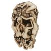 MEMENTO MORI GOTHIC DEATH SKULL SCULPTURE BY MONTE