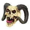 Halloween Skull Of The Horned Beast Statue