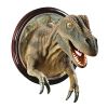 FRAMED T-REX SCALED DINOSAUR WALL TROPHY