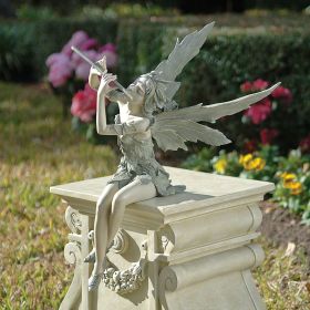 FAIRY OF THE WEST WIND SITTER STATUE