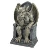 Large Hemlocks Gargoyle Throne Garden Statue