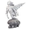 Fairy Leaping From Mushroom Garden Outdoor Statue