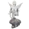 Fairy Leaping From Mushroom Garden Outdoor Statue