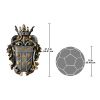 DRACULA COAT OF ARMS PLAQUE