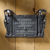 Life After Death No Trespassing Halloween Plaque