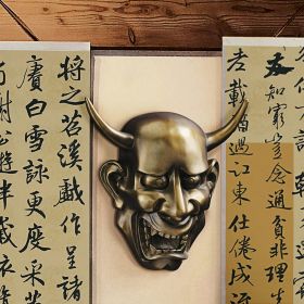 NOH HANNYA DEMON WALL MASK PLAQUE