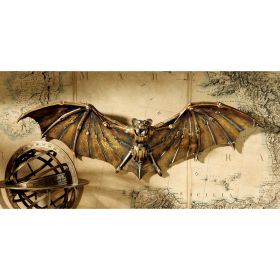 CYBER BAT STEAMPUNK PLAQUE