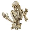 Ascending Evil Climbing Skeleton Frieze Halloween Wall Statue