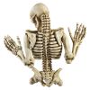 Ascending Evil Climbing Skeleton Frieze Halloween Wall Statue