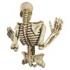 Ascending Evil Climbing Skeleton Frieze Halloween Wall Statue