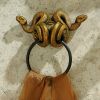 EGYPTIAN COBRA GODDESS TOWEL RING