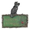 WITCHES CAT PLAQUE