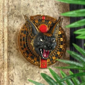 BAD TEMPERED BASTET EGYPTIAN CAT WALL PLAQUE