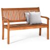 FarmHome Slatted 2 Seater Garden Eucalyptus Bench