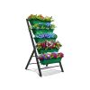 4 FT 5 Tier Green Vertical Garden Indoor/Outdoor Elevated Planter