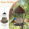 Outdoor Metal Mesh Tube Squirrel-Resistant Bird Feeder