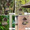 Outdoor Metal Mesh Tube Squirrel-Resistant Bird Feeder