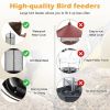 Outdoor Metal Mesh Tube Squirrel-Resistant Bird Feeder