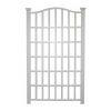 Large 8-Ft x 4.5-Ft Outdoor White Vinyl Garden Trellis Privacy Screen