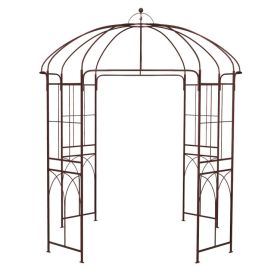 8.4 x 7 Feet Wide Birdcage Shape Garden Arbor