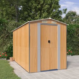 Outdoor Galvanized Steel Garden Shed