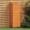 Garden Shed Brown 21.7"x20.5"x68.7" Solid Wood Fir