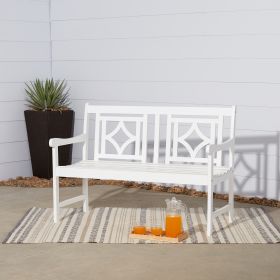 Bradley Outdoor Patio Diamond 4-foot Bench