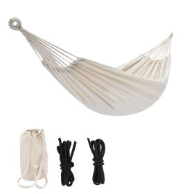 Free shipping  Garden Cotton Hammock Comfortable Fabric Hammock with Tree Straps Portable Hammock with Travel Bag