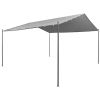 Garden Gazebo Steel 157.5"x157.5"x102.4" Anthracite