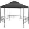 Garden Gazebo 127.2"x108.3"x104.3" Anthracite